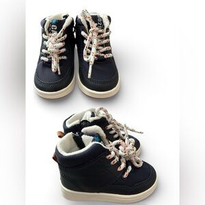 H&M Kids Navy Sneakers with Patterned Laces